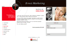 Tablet Screenshot of directmarketing.sk